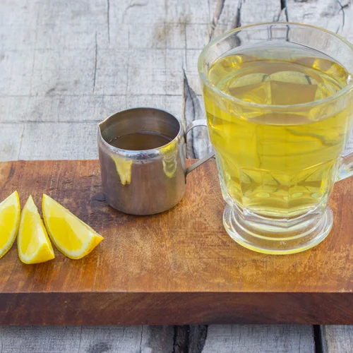 چای سبز، لیمو و عسل