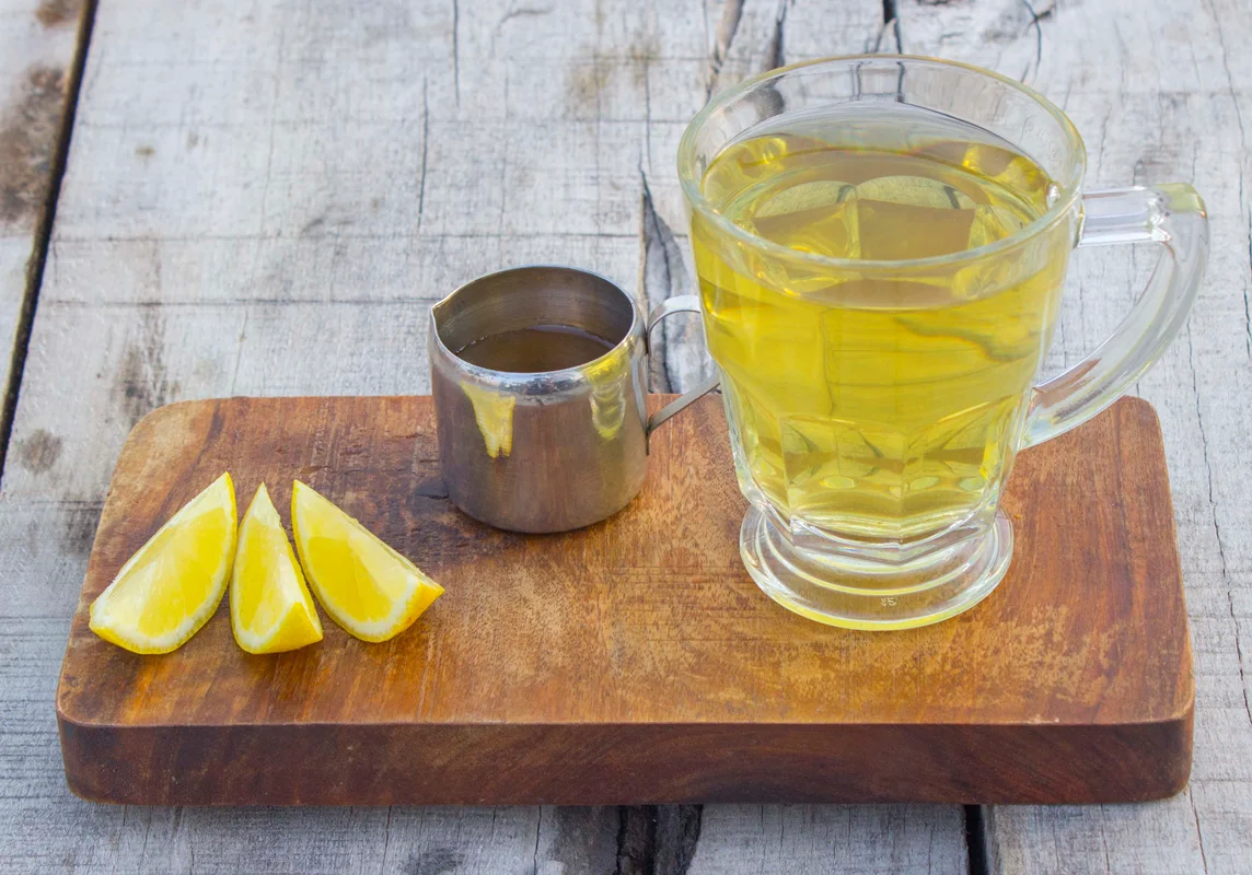 چای سبز، لیمو و عسل